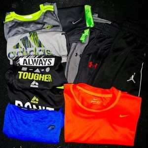 Nike, Hurley, Reebox, Jordan, and Adidas lot
